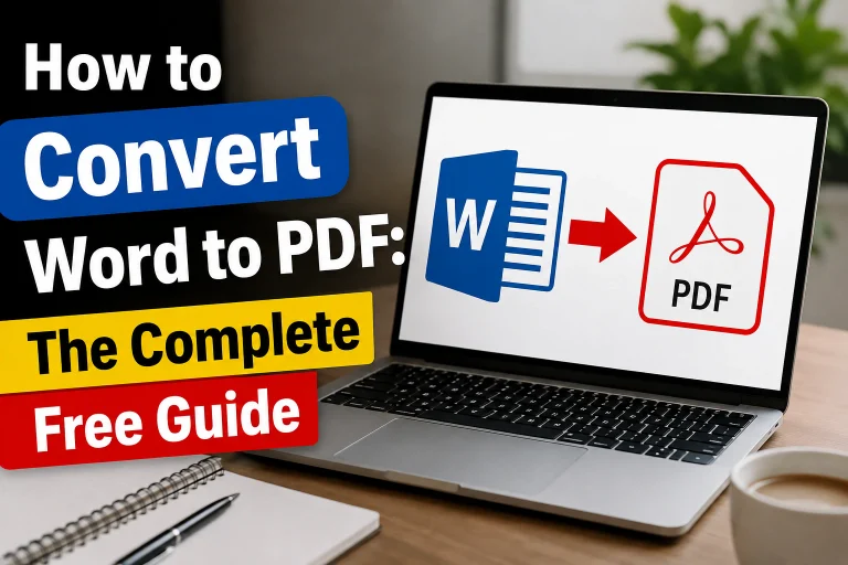How to Convert Word to PDF