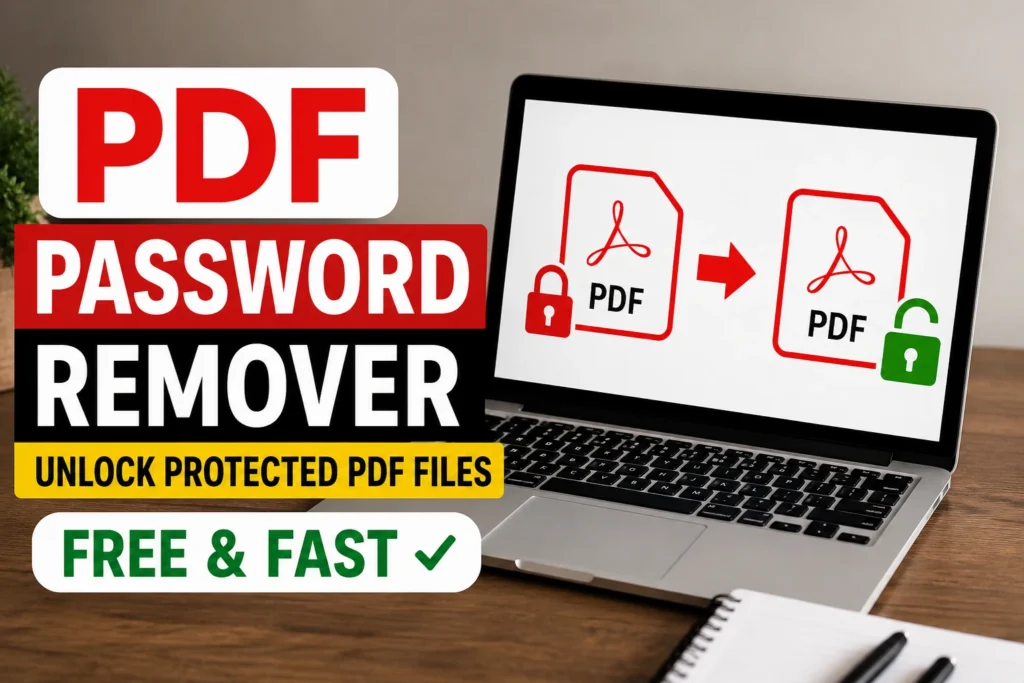 PDF Password Remover Unlocking Protected PDF Files Online (Free & Fast)