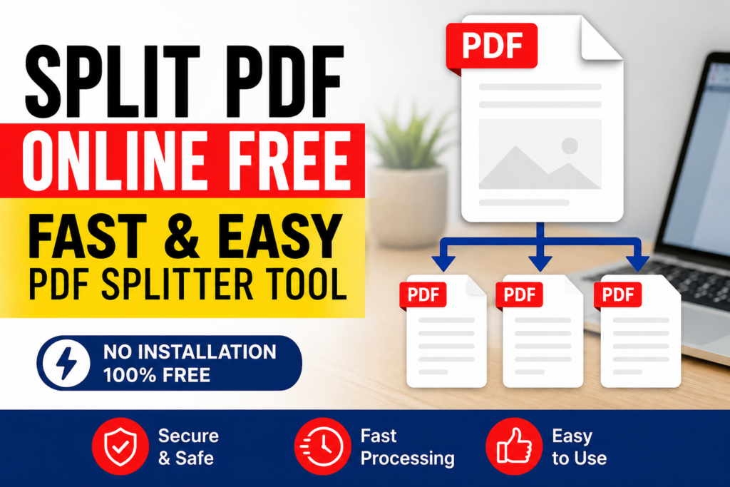 Split PDF Online Free — Fast & Easy PDF Splitter Tool