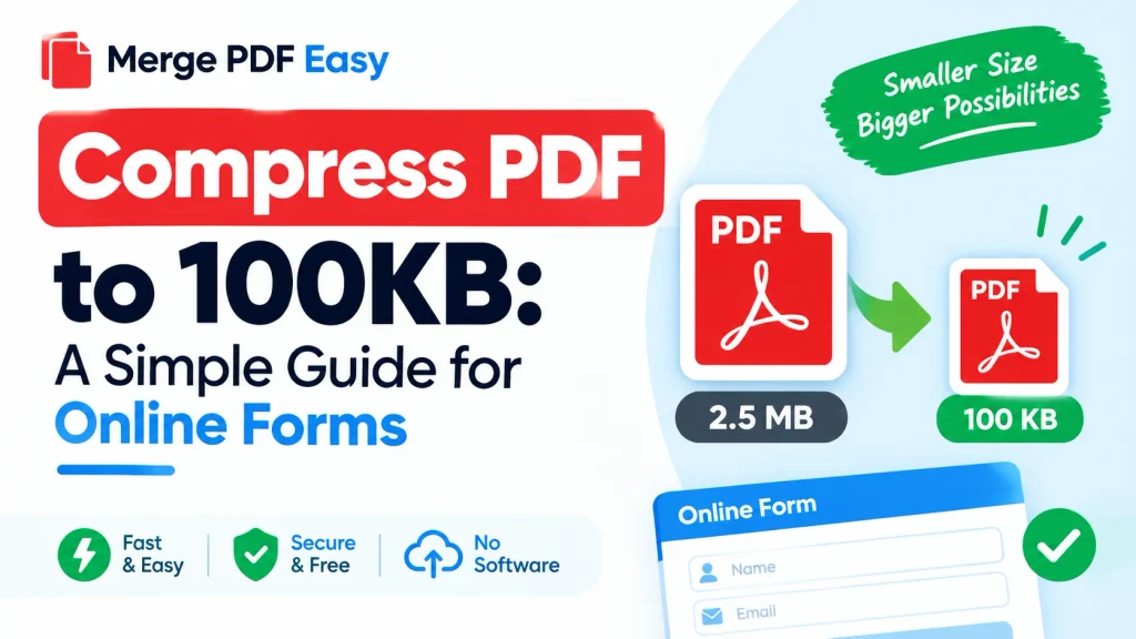 Compress PDF to 100KB A Simple Guide for Online Forms