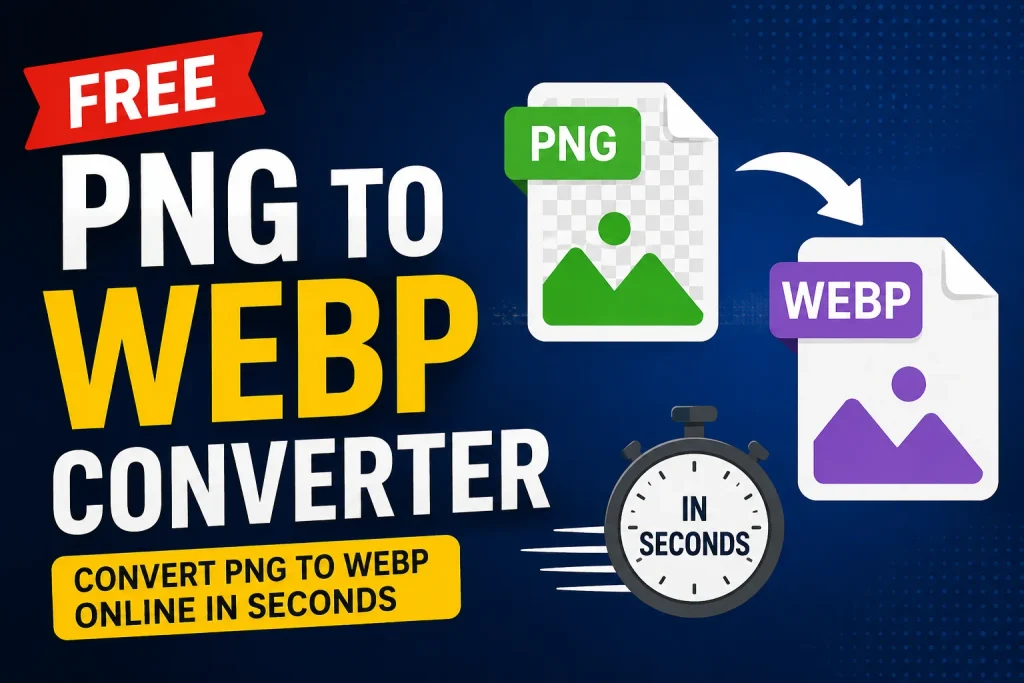 Free PNG to WEBP Converter – Convert PNG to WEBP Online in Seconds